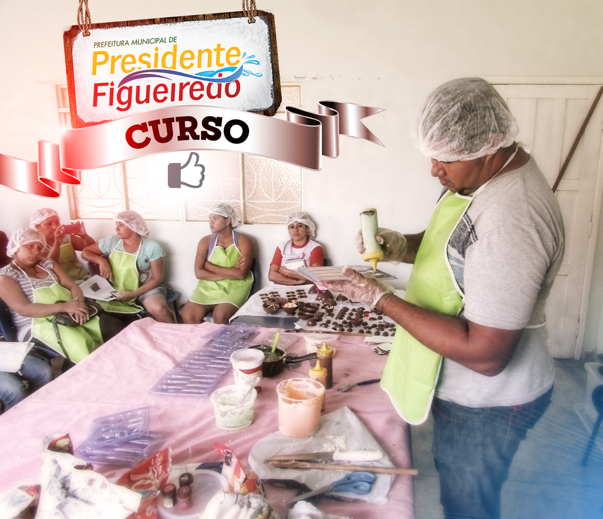 Prefeitura Municipal realiza curso de ovos de chocolate para famílias carentes de Presidente Figueiredo