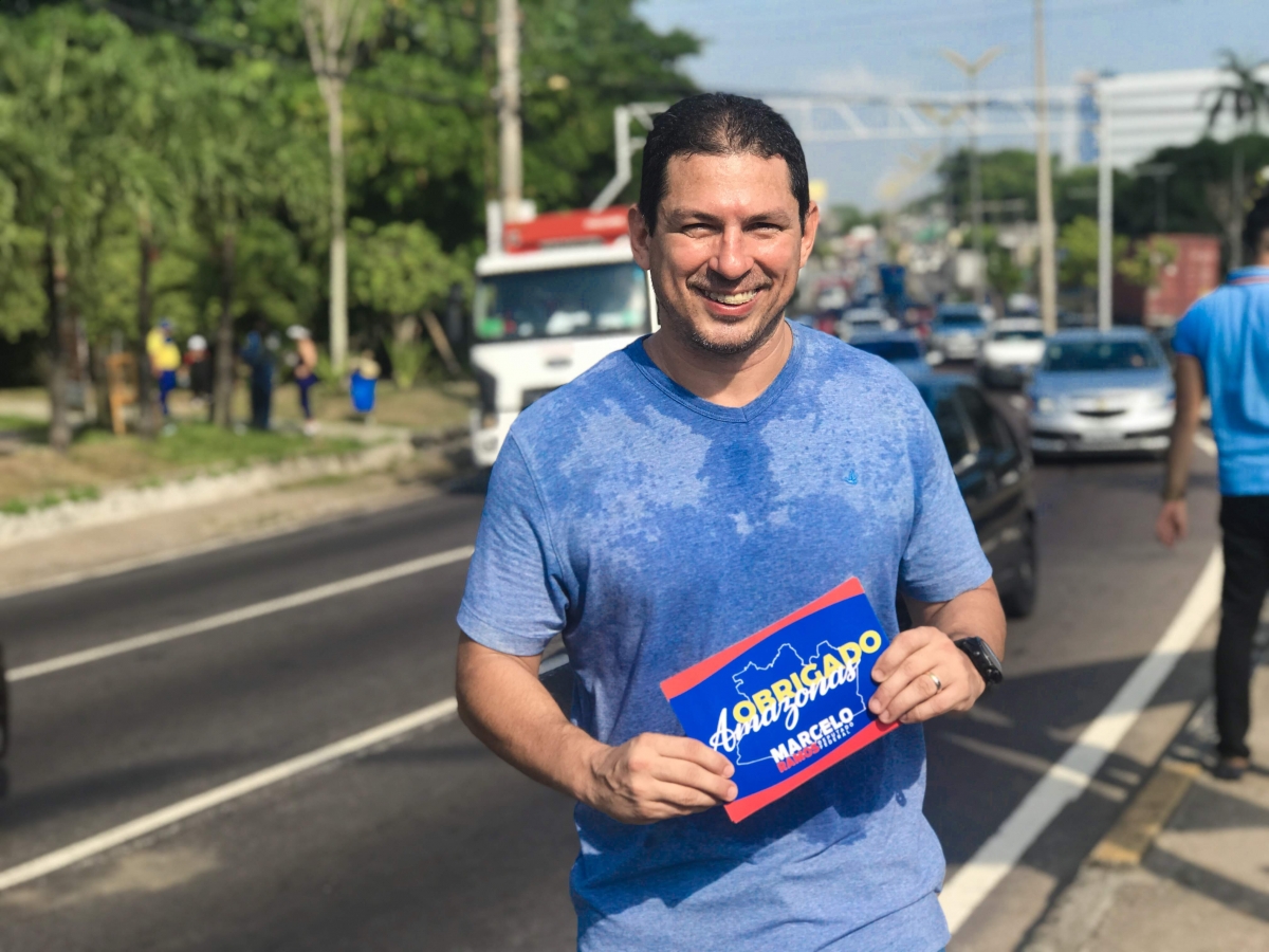 MARCELO RAMOS VOLTA ÀS RUAS PRA AGRADECER OS VOTOS