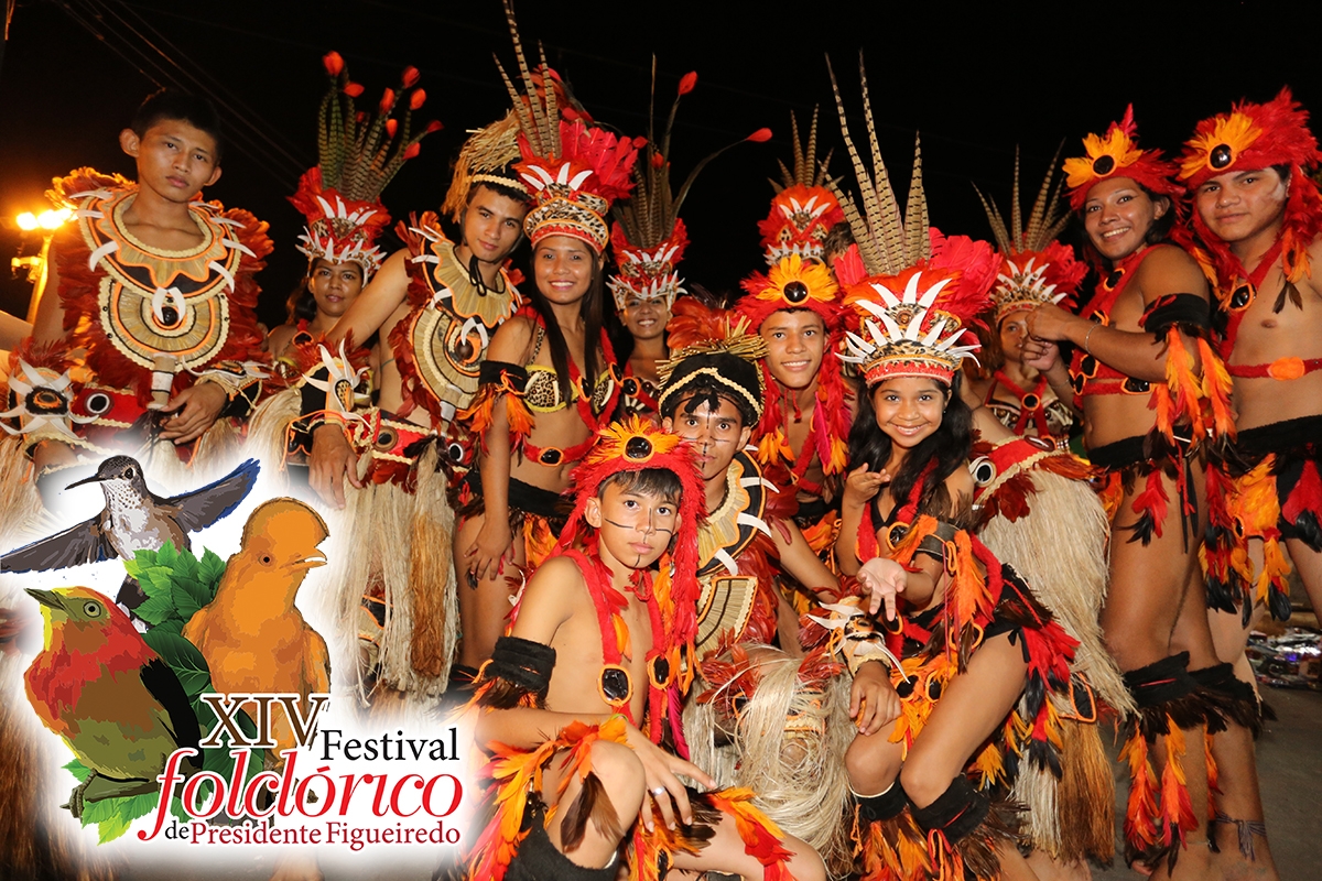 Veja fotos da 1ª noite do 14º Festival Folclórico de Presidente Figueiredo