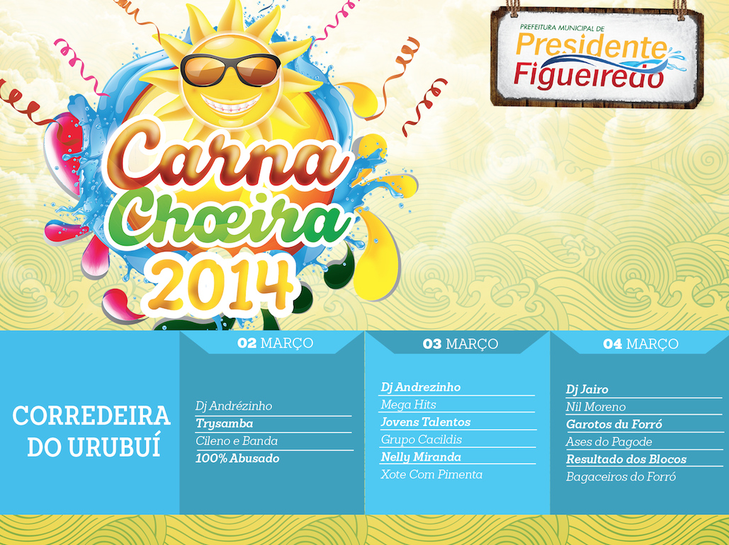 O Carnaval da família na ‘Terra das Cachoeiras’