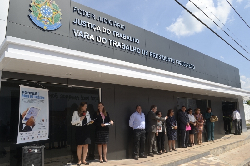 Vara do Trabalho recebe processo eletrônico e inaugura nova sede em Presidente Figueiredo